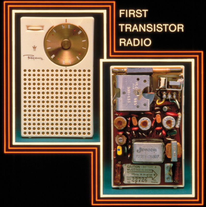 Первый TI-транзисторный радиоприемник