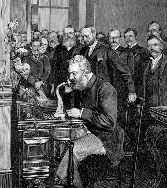 Первый телефон и его изобретатель Александр Грэм Белл