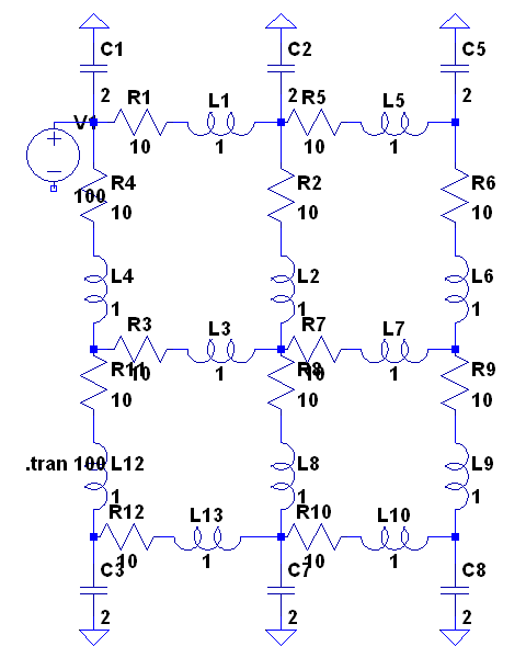 Рисунок 5. ЭЭС, содержащая 21 узел