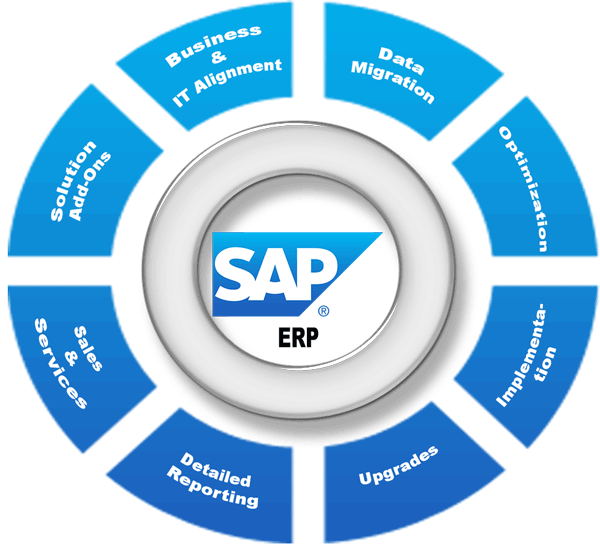 Рисунок 1. Составляющие ERP-системы SAP