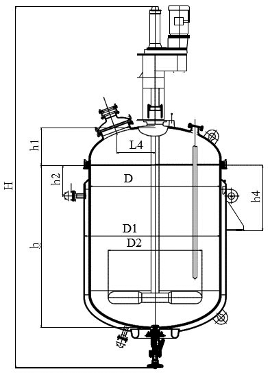 Рисунок 5. Схема реактора
